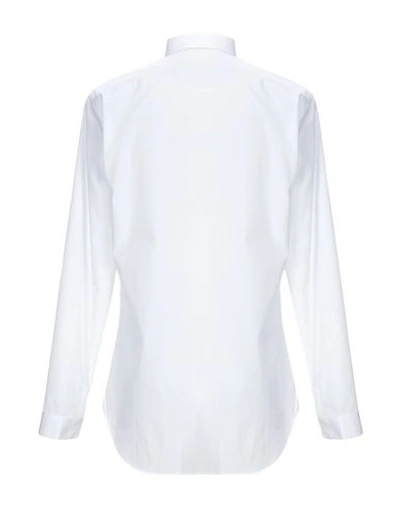 Shop Dior Solid Color Shirt In White