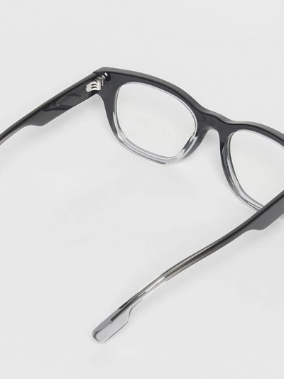 Shop Burberry Square Optical Frames In Black