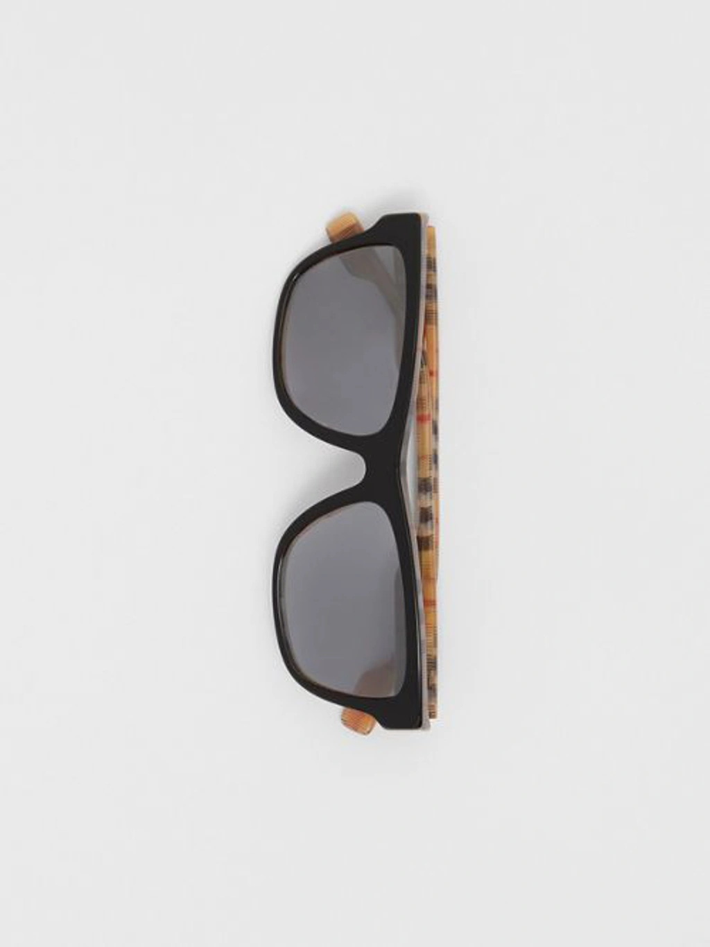 Burberry Be4293 Top Black On Vintage Check Male Sunglasses Burberry Be4293 Top Black On Vintage Check Male Sunglasses