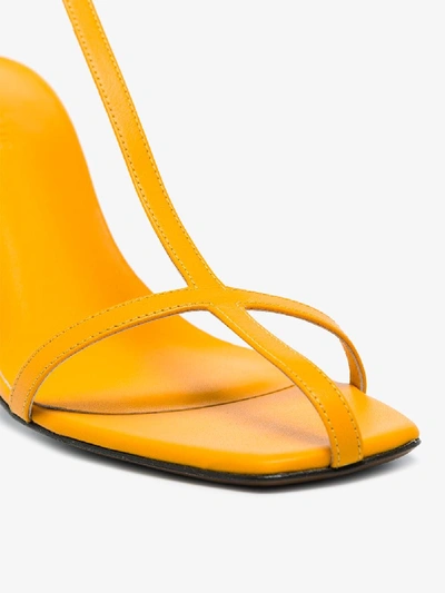 Shop Neous Yellow Jumel 80 Leather Sandals