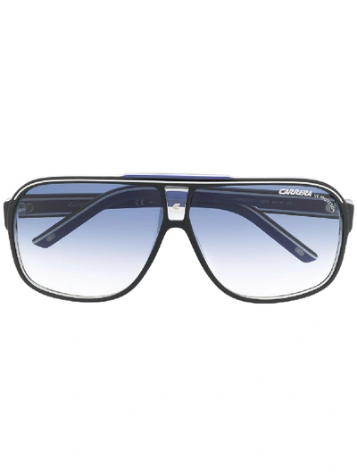 Shop Carrera Oversized Sunglasses In Blue