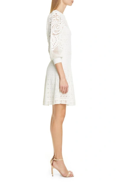 Shop A.l.c Sofia Fit & Flare Sweaterdress In White