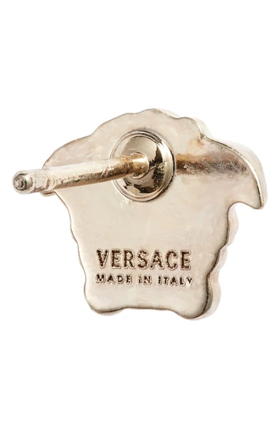 Shop Versace Medusa Stud Earrings In Tribute Gold