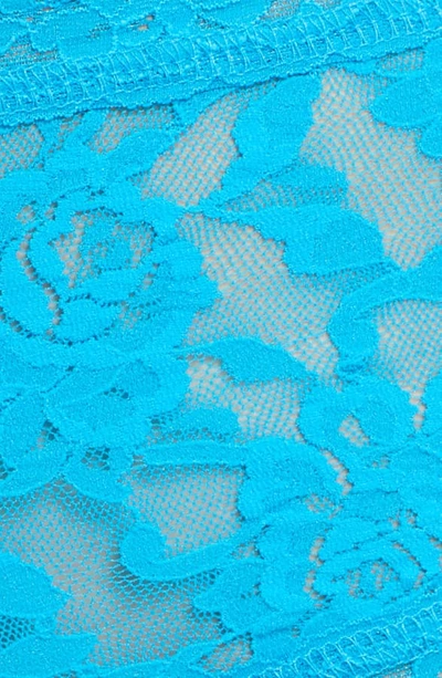 Shop Hanky Panky 'signature Lace' Boyshorts In Fiji Blue