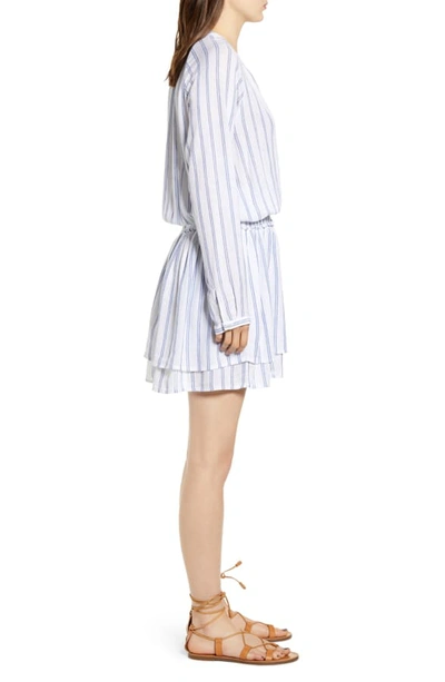 Shop Rails Jasmine Long Sleeve Dress In Marine Stripe