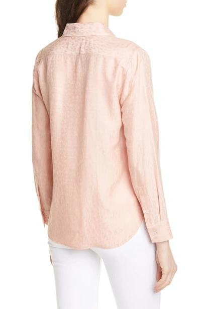 Shop Equipment Leema Button-up Blouse In Rose Cloud