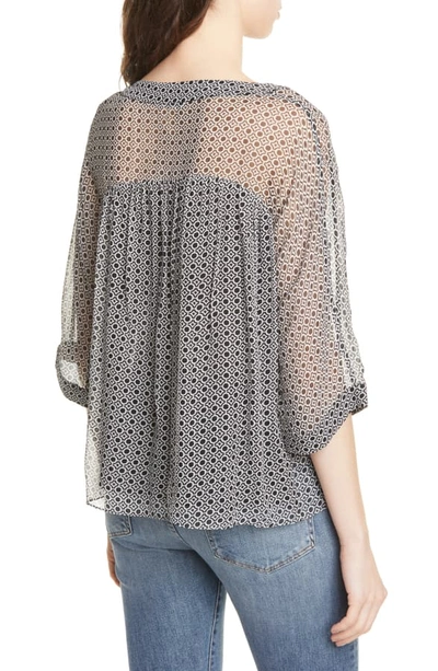 Shop Joie Anan Silk Top In Caviar