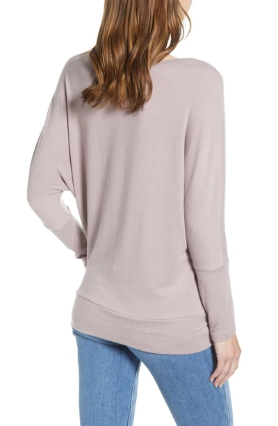 Shop Cupcakes And Cashmere Ivery Emily's Favorite Sweatshirt In Lilac