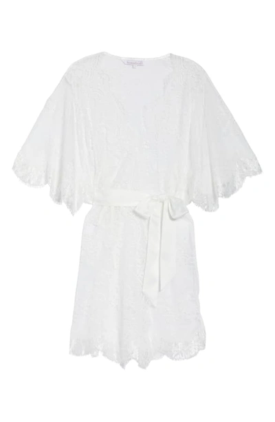 Shop Homebodii Kassiah Short Lace Wrap In White