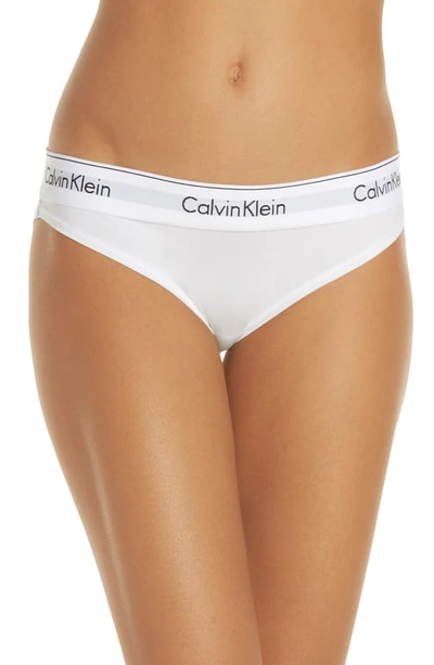 Shop Calvin Klein Modern Cotton Pride Edit Bikini In White