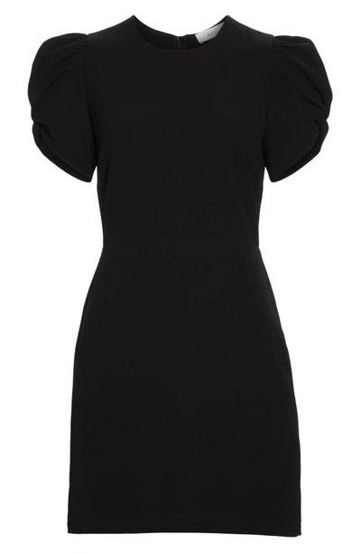 Shop A.l.c Brinley Puff Sleeve Minidress In Black