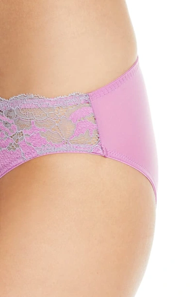 Shop Wacoal 'lace Affair' Bikini In Bodacious/ Lilac Gray