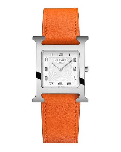 Shop Hermes Heure H Watch, 26 Mm