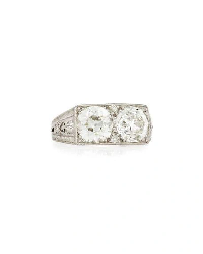 Shop Nm Estate Estate Art Deco Two-stone Diamond Engagement Ring