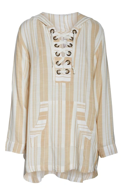 Shop L*space Love Letters Cover-up Tunic In Sunsational Stripe
