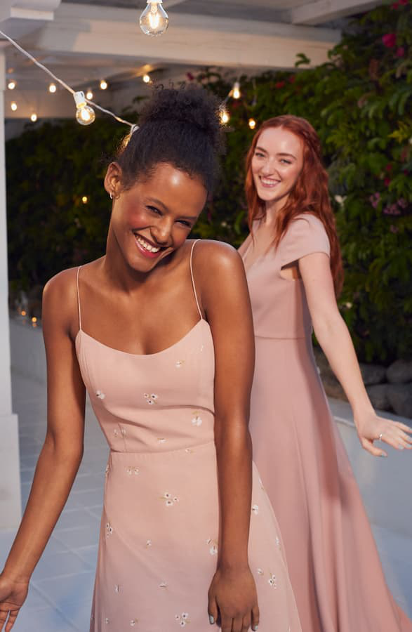 kiara bow back chiffon evening dress