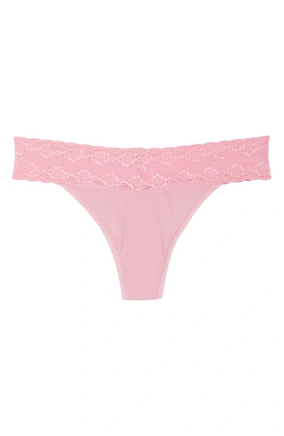 Shop Natori Bliss Perfection Thong In Taffy