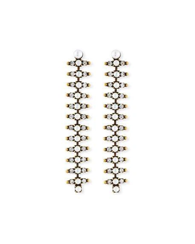 Shop Auden Holloway Linear Pearly Crystal Earrings