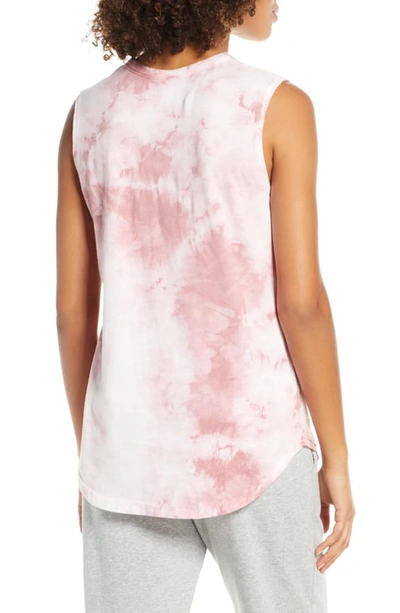 Shop Alternative Tie Dye Muscle Tee In Whiskey Rose