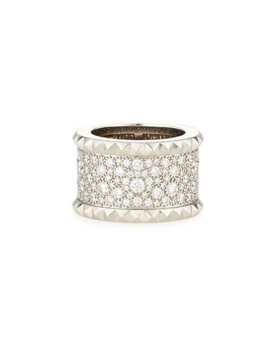 Shop Roberto Coin Rock & Diamonds 18k White Gold Ring