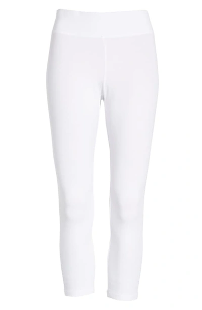 Shop Hue Ultra Wide Waistband Capri Leggings In White
