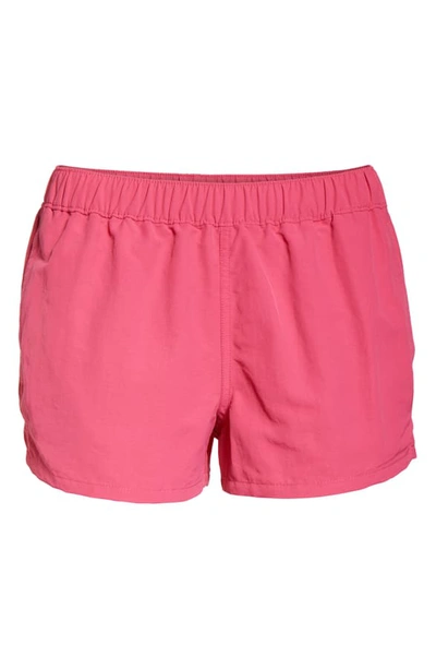 Shop Patagonia Barely Baggies Shorts In Reef Pink