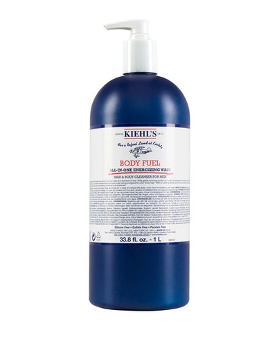 Shop Kiehl's Since 1851 1 L Body Fuel All-in-one Energizing Wash For Hair And Body