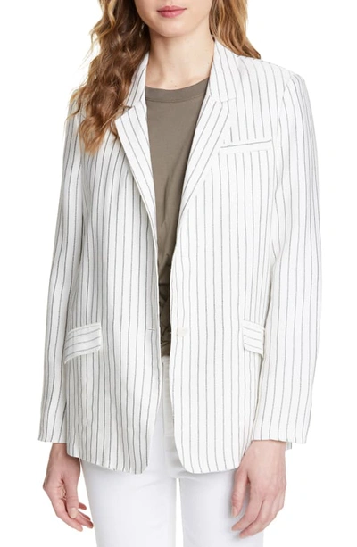 Shop Joie Darryl Stripe Blazer In Porcelain