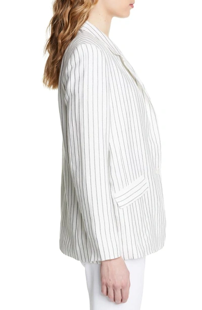 Shop Joie Darryl Stripe Blazer In Porcelain