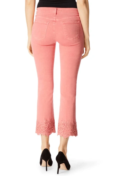 Shop J Brand Selena Crop Bootcut Jeans In Faded Glare