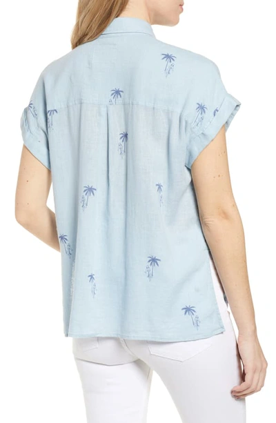 Shop Rails Whitney Print Shirt In Luau