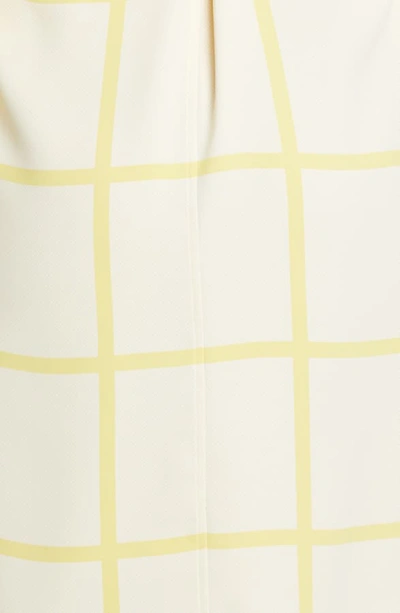 Shop Equipment Edwidge Windowpane Check Long Sleeve Shirtdress In Limon Sorbet Multi