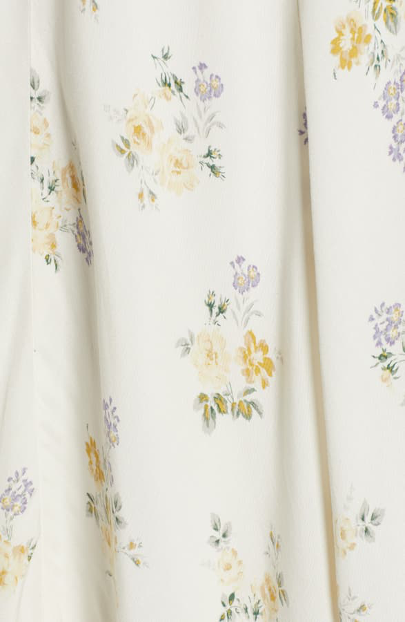 wayf hampshire handkerchief midi dress