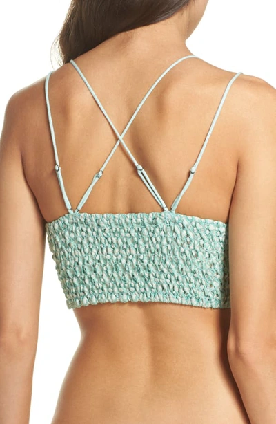 Shop Free People Intimately Fp Adella Longline Bralette In Spring Mint