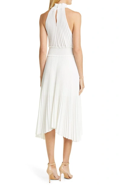 Shop A.l.c Renzo B Mock Neck Midi Dress In White