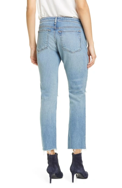 Shop Rag & Bone Dre Ripped Ankle Slim Boyfriend Jeans In Sonny W Ho