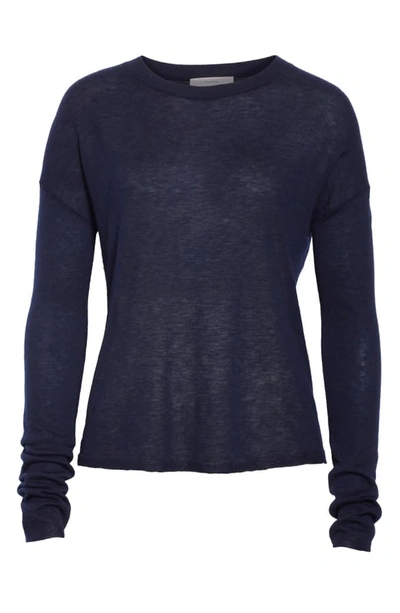 Shop Vince Sweater Tee In Marine