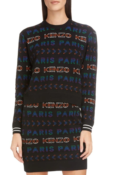 Shop Kenzo Logo Tube Skirt In Multicolor