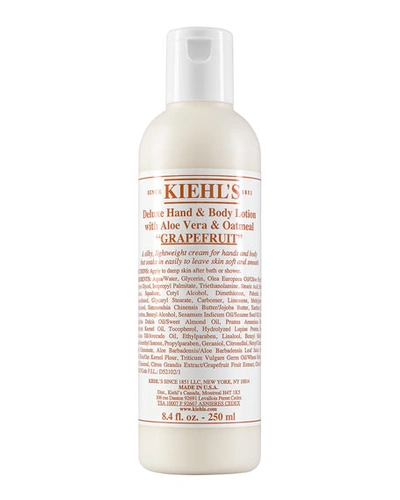 Shop Kiehl's Since 1851 8.4 Oz. Grapefruit Deluxe Hand & Body Lotion With Aloe Vera & Oatmeal