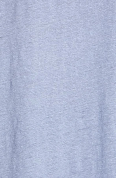 Shop Eileen Fisher Drop Tail Hem Organic Linen Tunic In Chambray