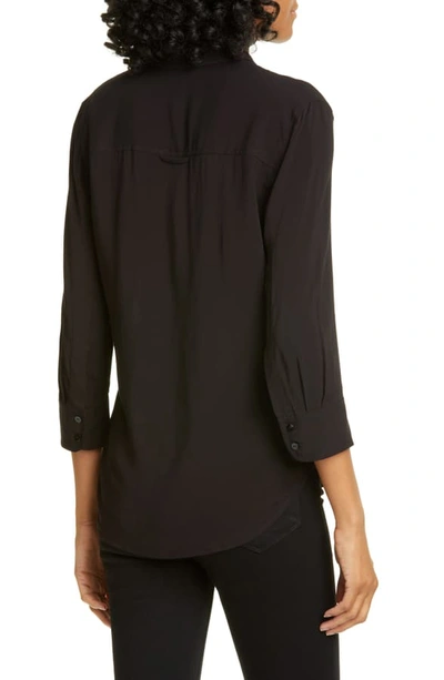 Shop L Agence Ryan Blouse In Black