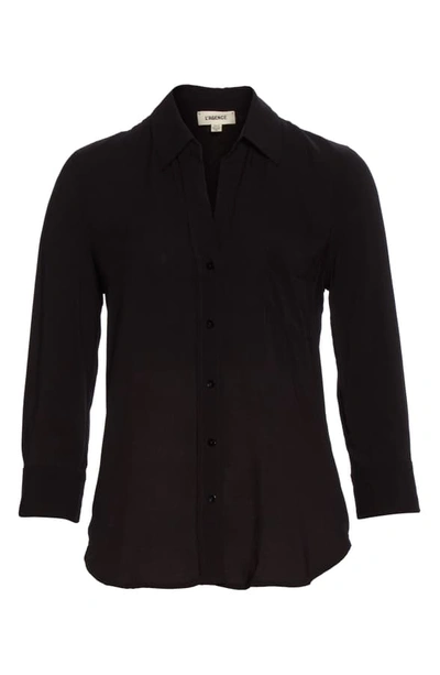 Shop L Agence Ryan Blouse In Black