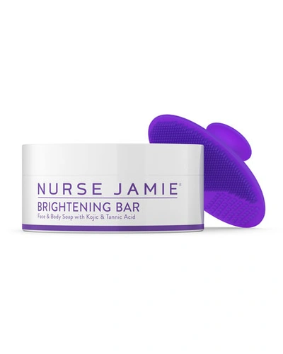 Shop Nurse Jamie The Brightening Bar & Exfolibrush&trade; Silicone Facial Brush