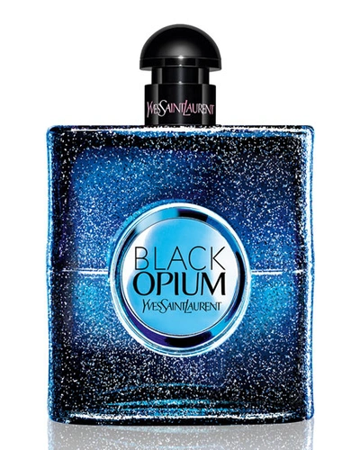 Shop Saint Laurent 3 Oz. Black Opium Intense Eau De Parfum In Blue