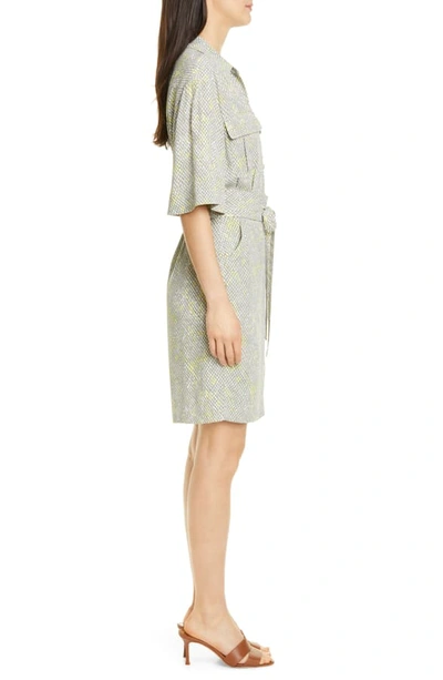Shop Equipment Axelle Shirtdress In Silver Lining Multi