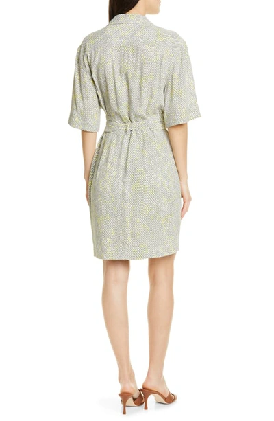 Shop Equipment Axelle Shirtdress In Silver Lining Multi