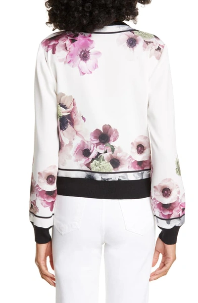 Shop Ted Baker Neopolitan Border Cardigan In Ivory