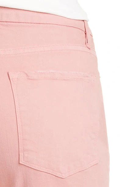Shop Frame Le Crop Mini Bootcut Jeans In Peony