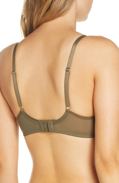 Shop Hanro Smooth Illusion Underwire Spacer Bra In Reed Green 1719