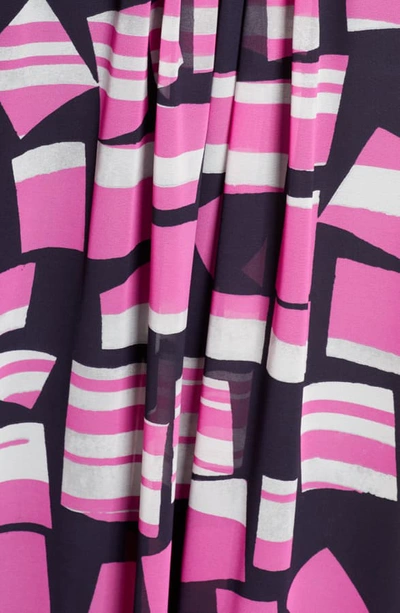 Shop Nic + Zoe Block Party Print Pleat Shift Dress In Multi